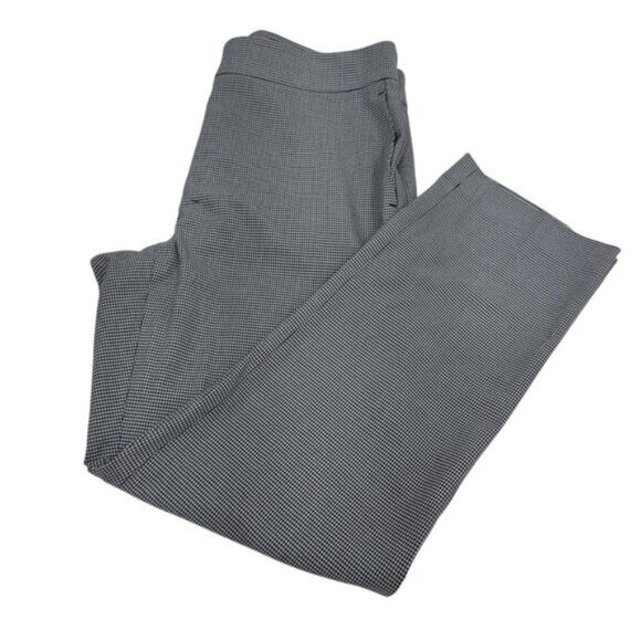 Ann Taylor Factory Womens Black Houndstooth Business Casual Dress Pants Size 6 - Picture 7 of 10